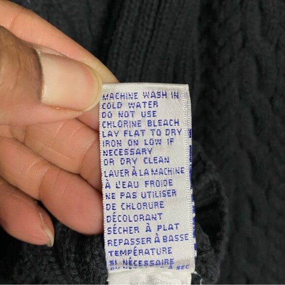 Tabi Women's Black Simply Classic Knit Sweater Jacket - Picture 7 of 7